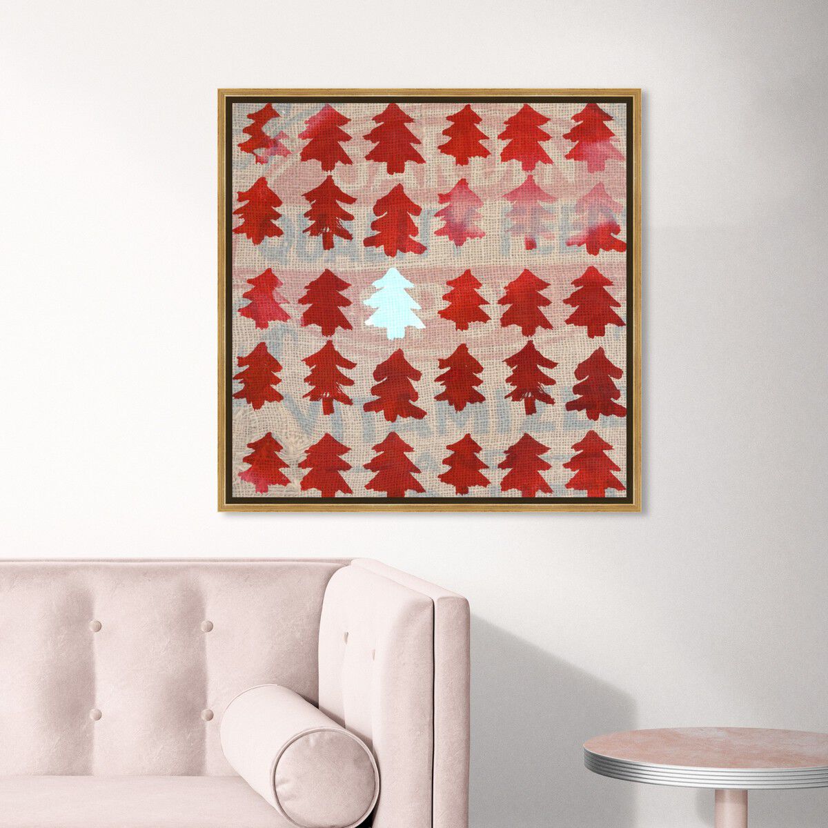 40x40/Framed Canvas/PSGLD