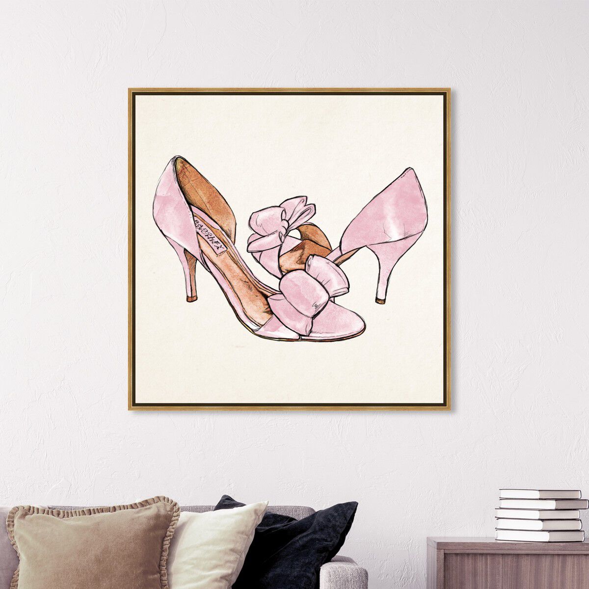 40x40/Framed Canvas/PSGLD