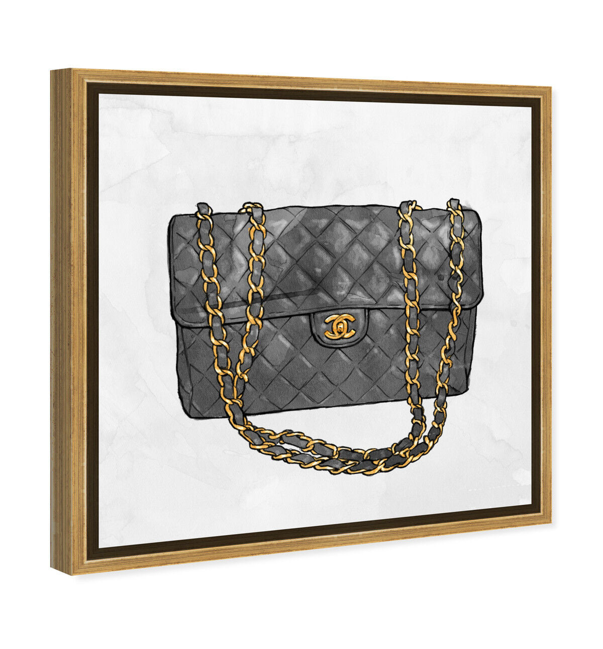 40x40/Framed Canvas/PSGLD