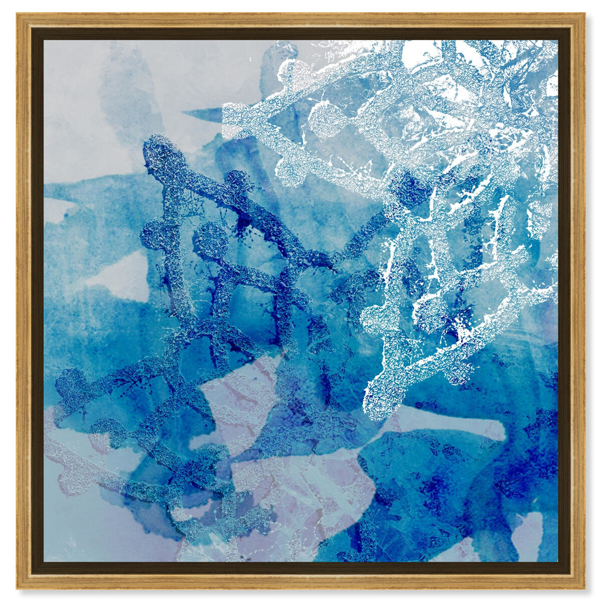 40x40/Framed Canvas/PSGLD