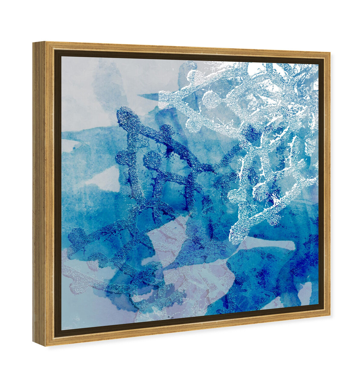 40x40/Framed Canvas/PSGLD