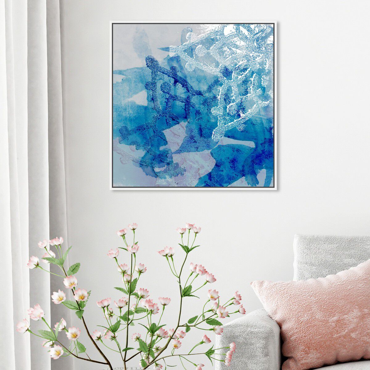 40x40/Framed Canvas/WFL