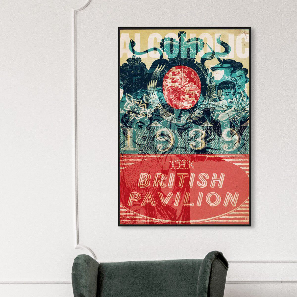 36x54/Framed Canvas/BFL