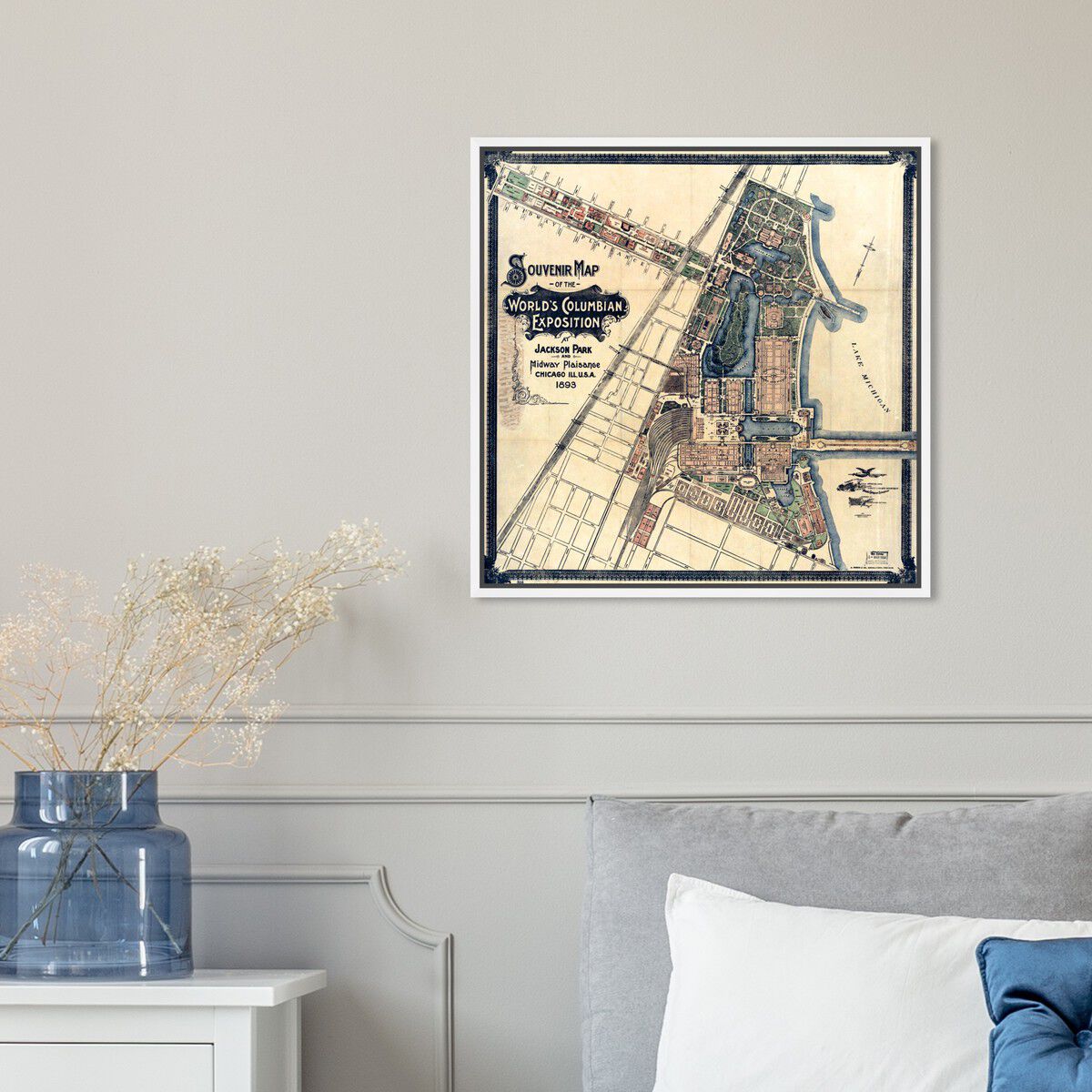 40x40/Framed Canvas/WFL