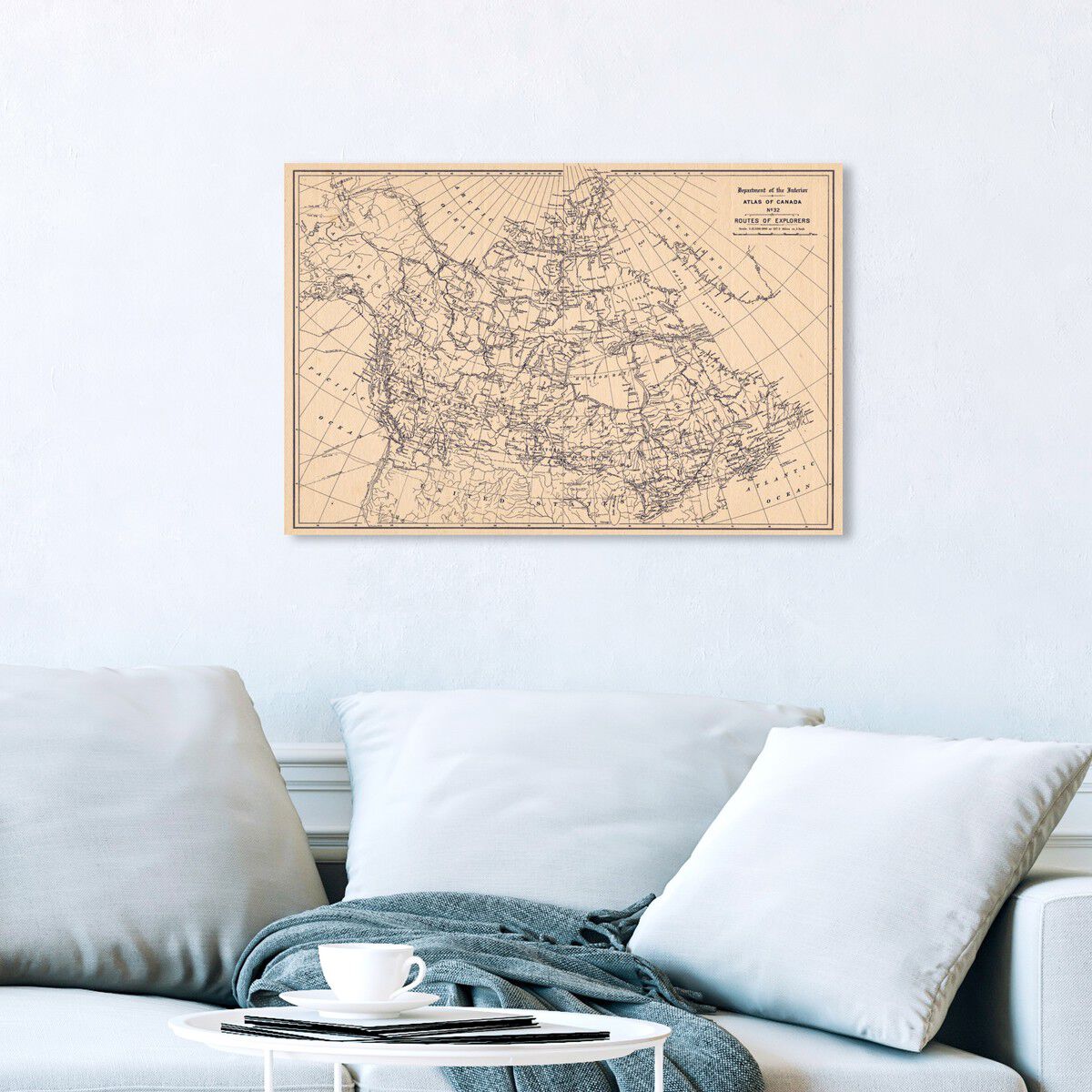 Atlas of Canada Routes of Explorers