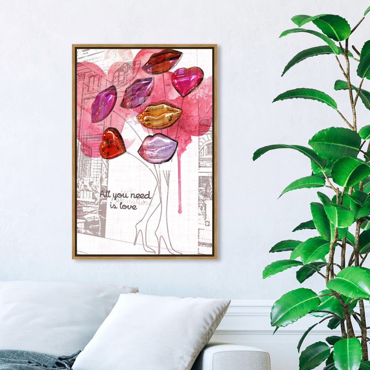 36x54/Framed Canvas/PSGLD