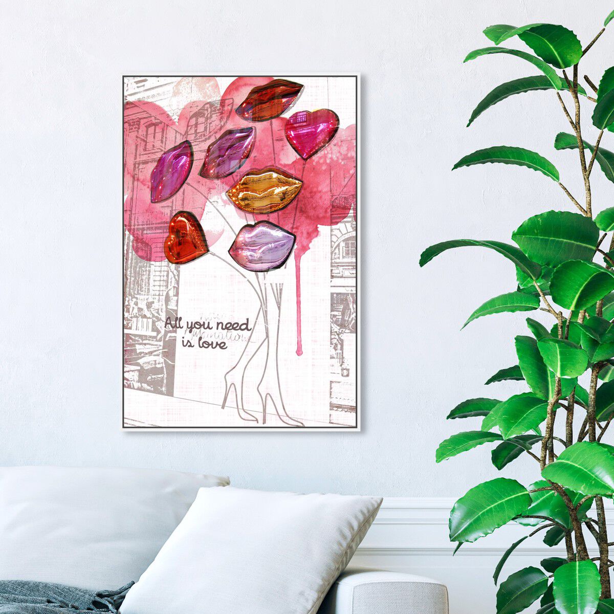 36x54/Framed Canvas/WFL