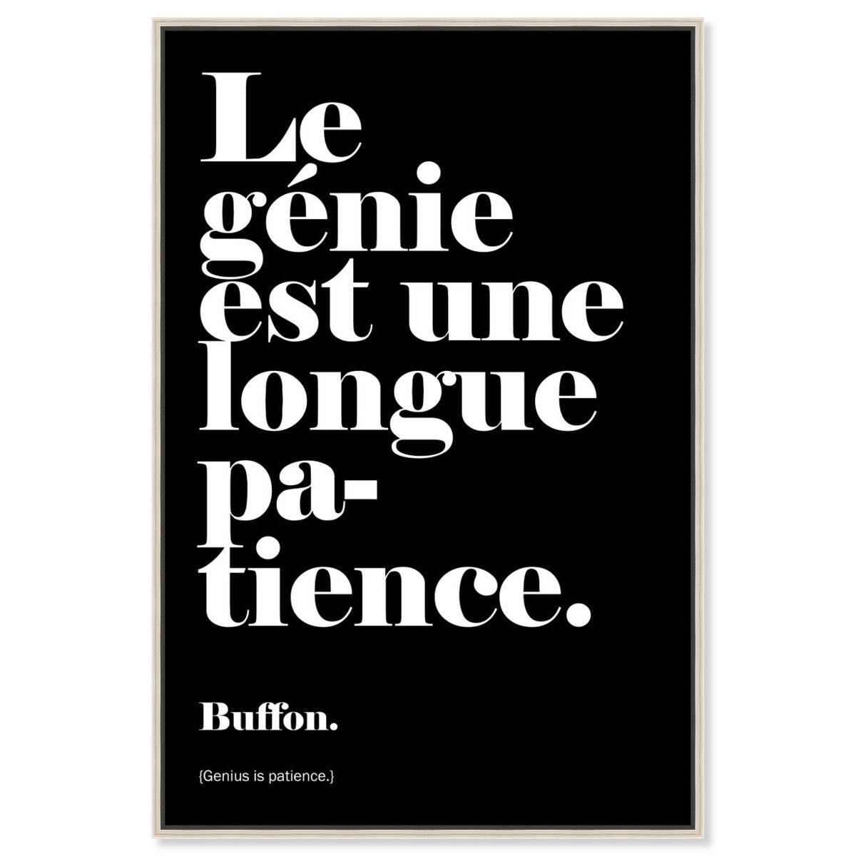 Genius is Patience
