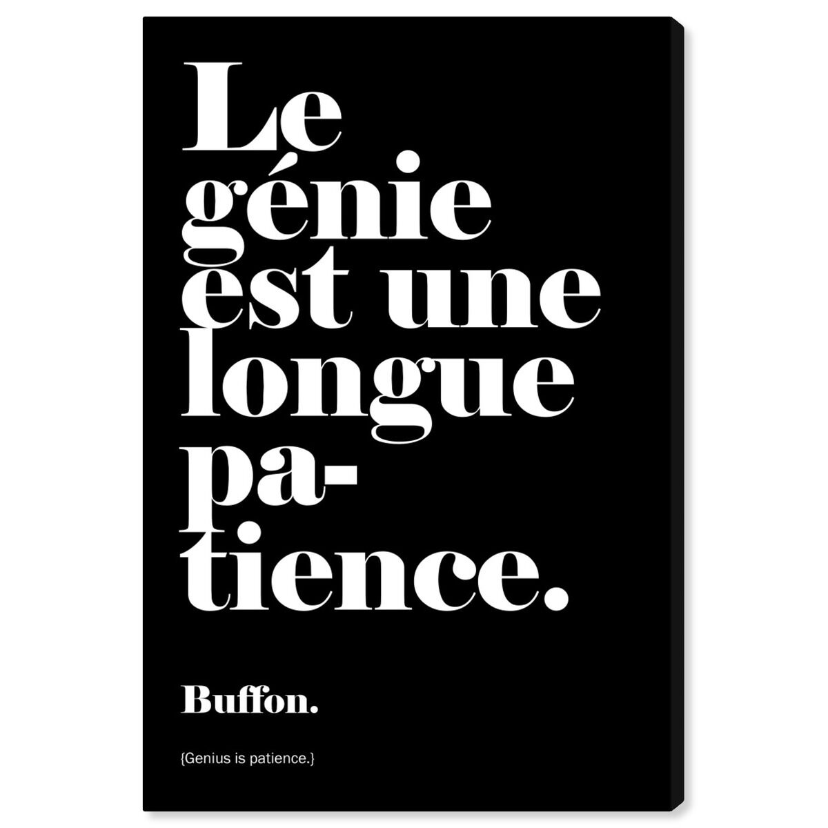 Genius is Patience