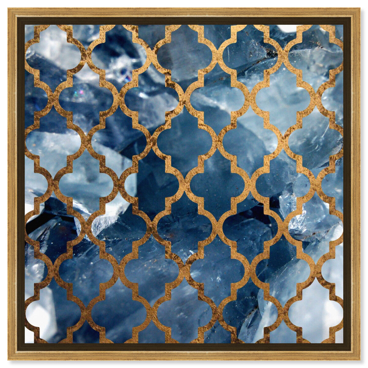 40x40/Framed Canvas/PSGLD