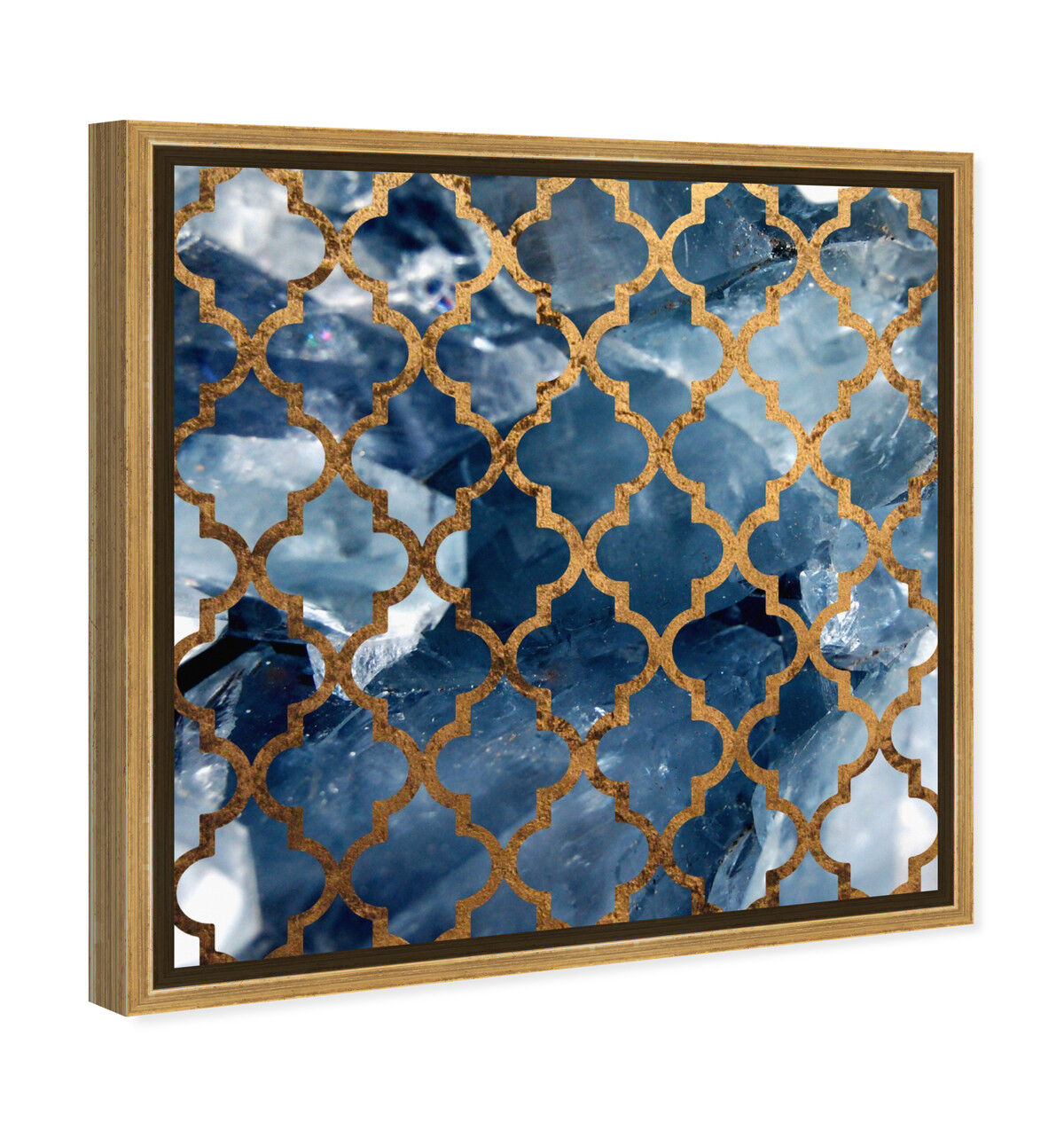40x40/Framed Canvas/PSGLD