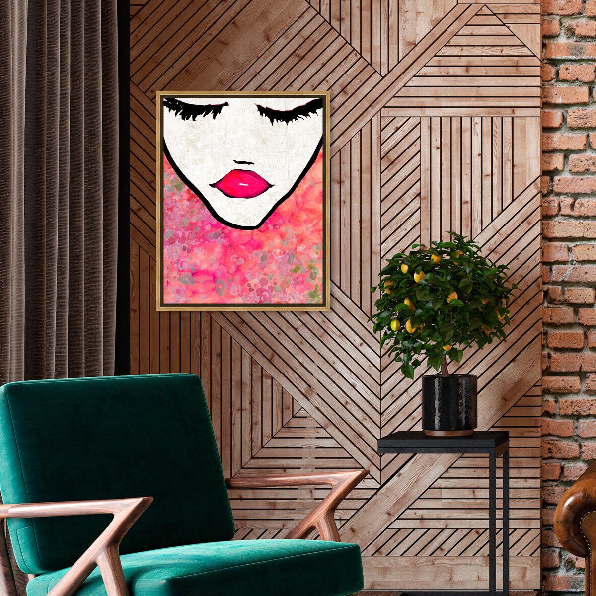 36x45/Framed Canvas/PSGLD