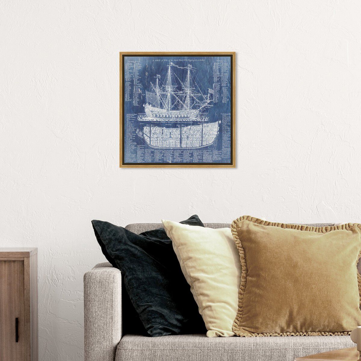 40x40/Framed Canvas/PSGLD
