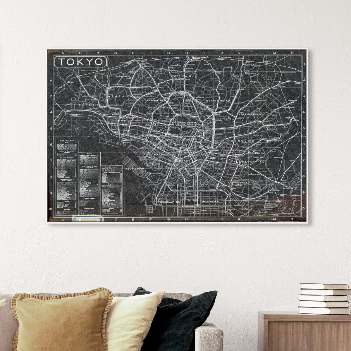 54x36/Framed Canvas/WFL
