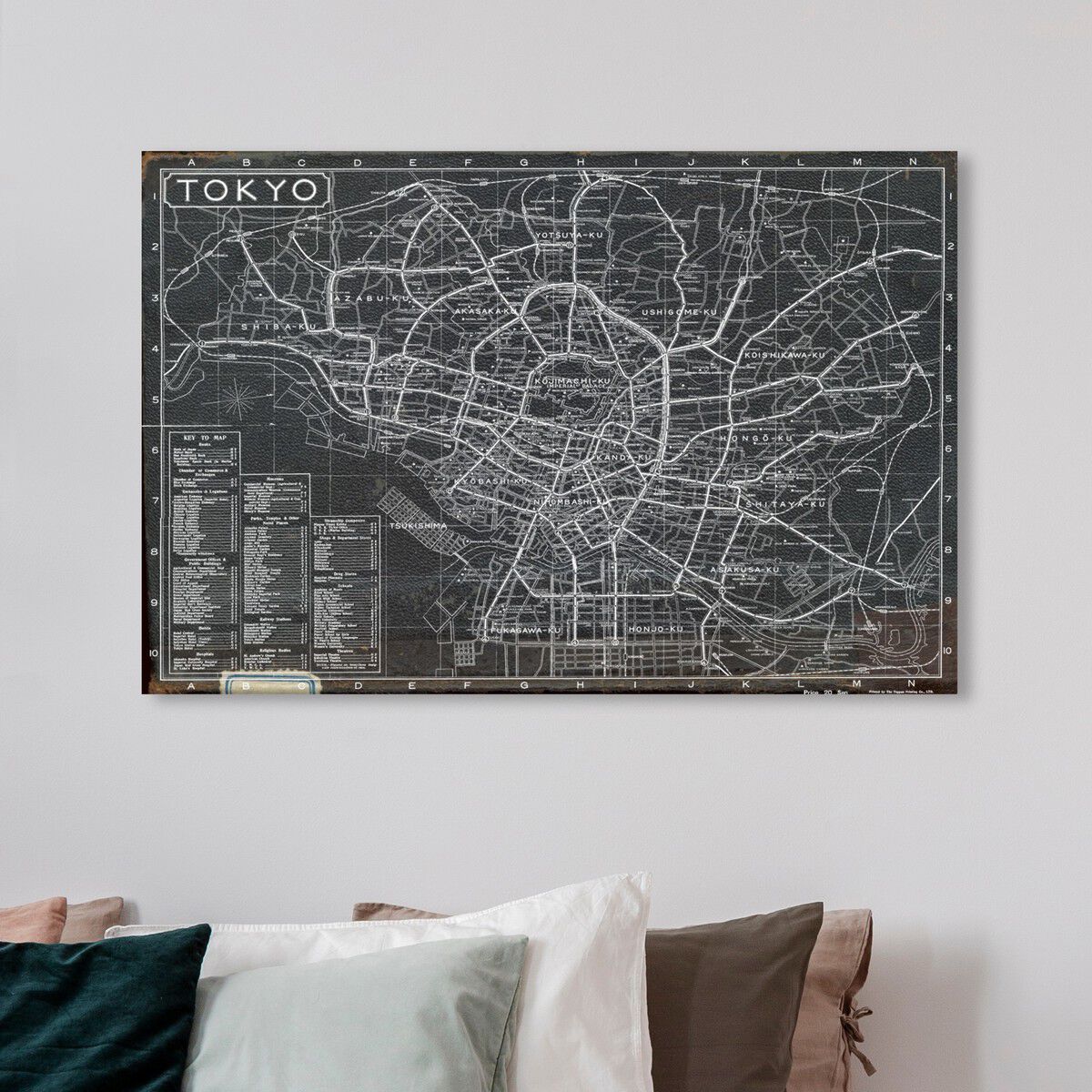 Tokyo Tourist Map 1918
