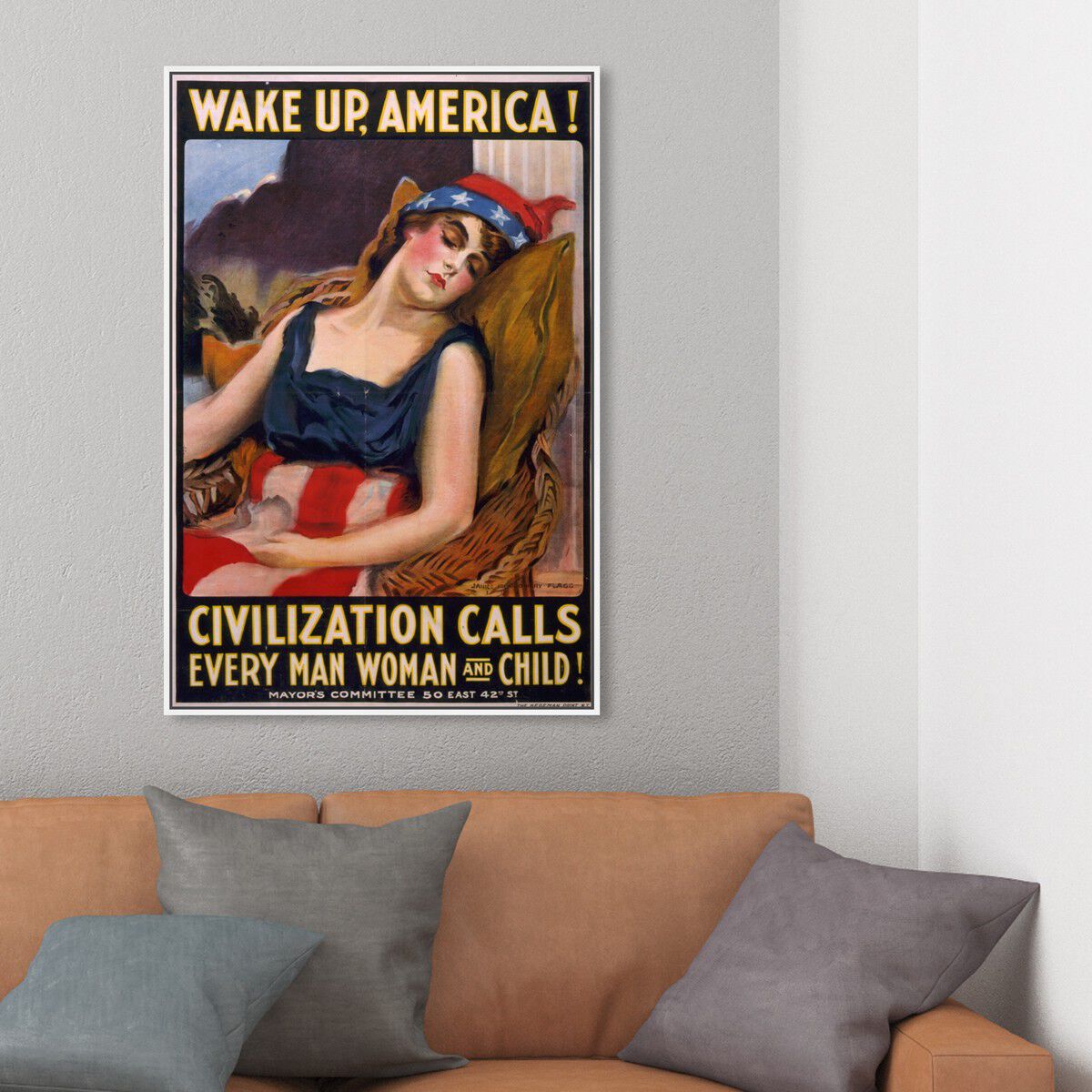 36x54/Framed Canvas/WFL