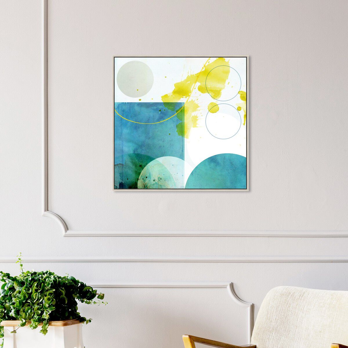 40x40/Framed Canvas/CFL