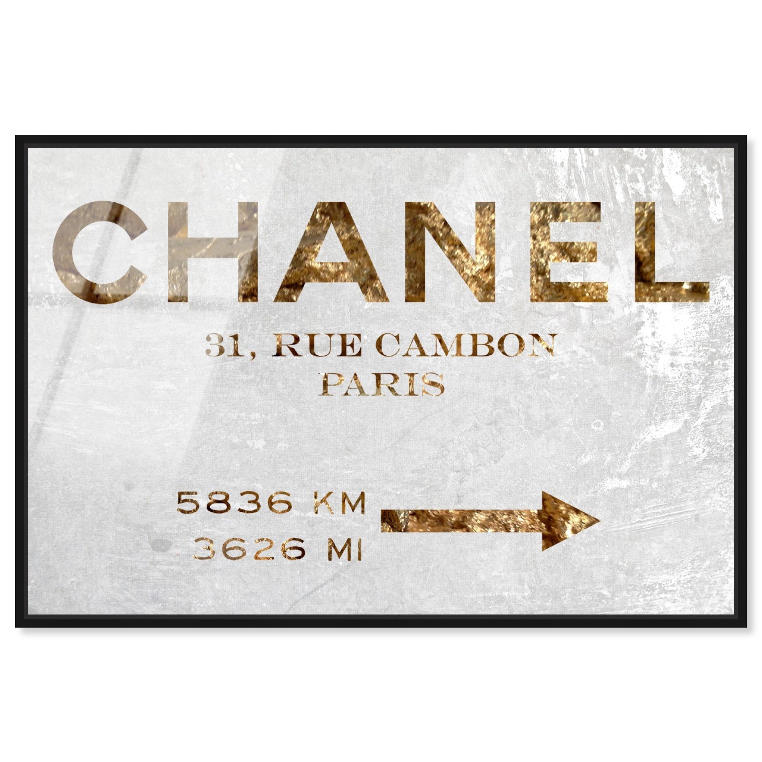 【美品】 オリバーガル Couture Road Sign Couture Road Sign | Fashion and Glam Wall Art by Oliver Gal