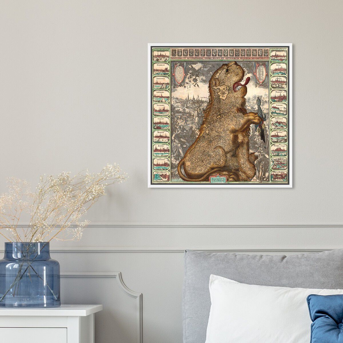40x40/Framed Canvas/WFL