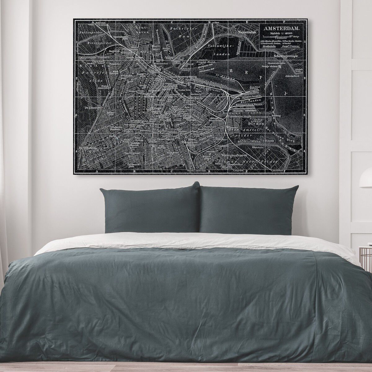 Map of Amsterdam in 1905