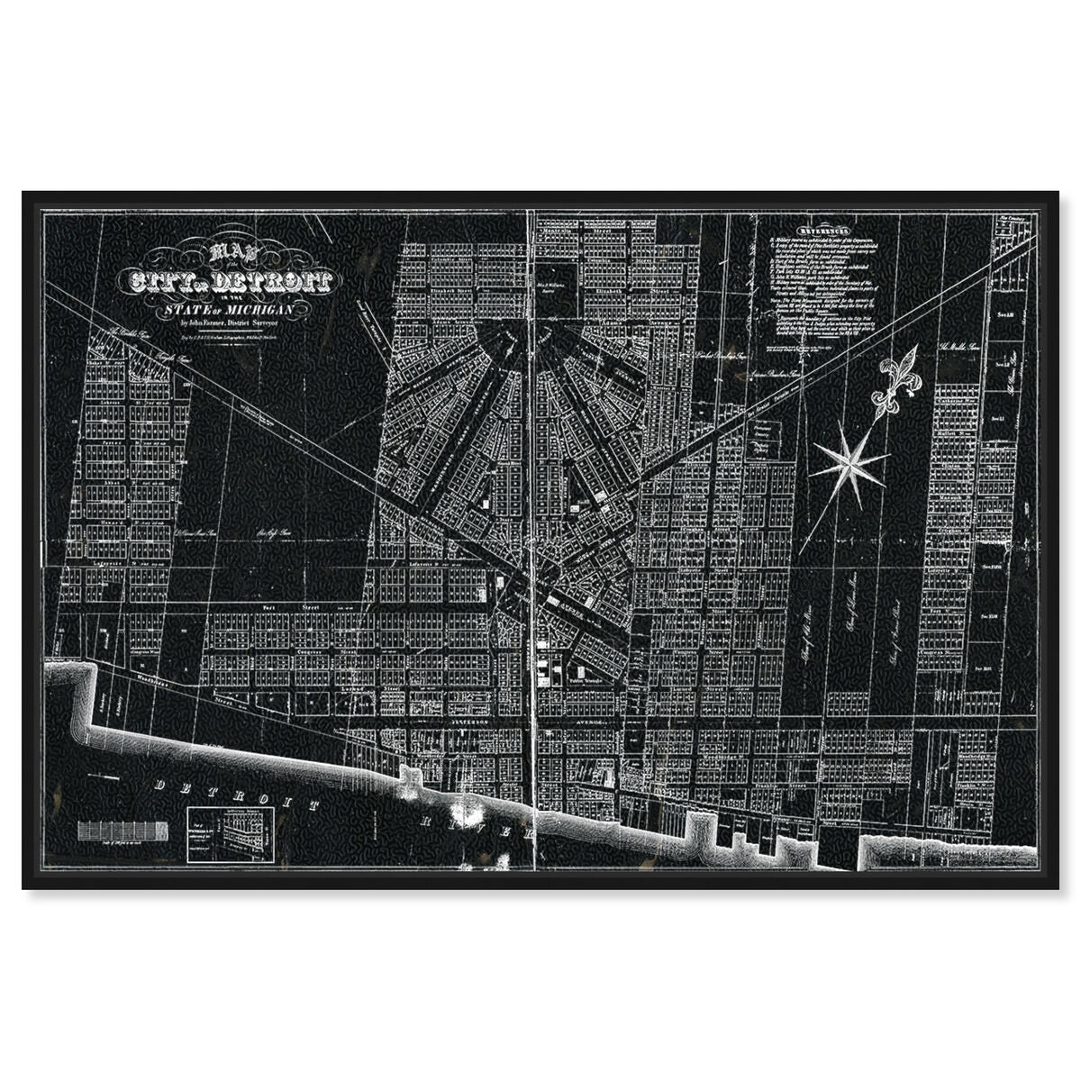 Detroit Map 1835
