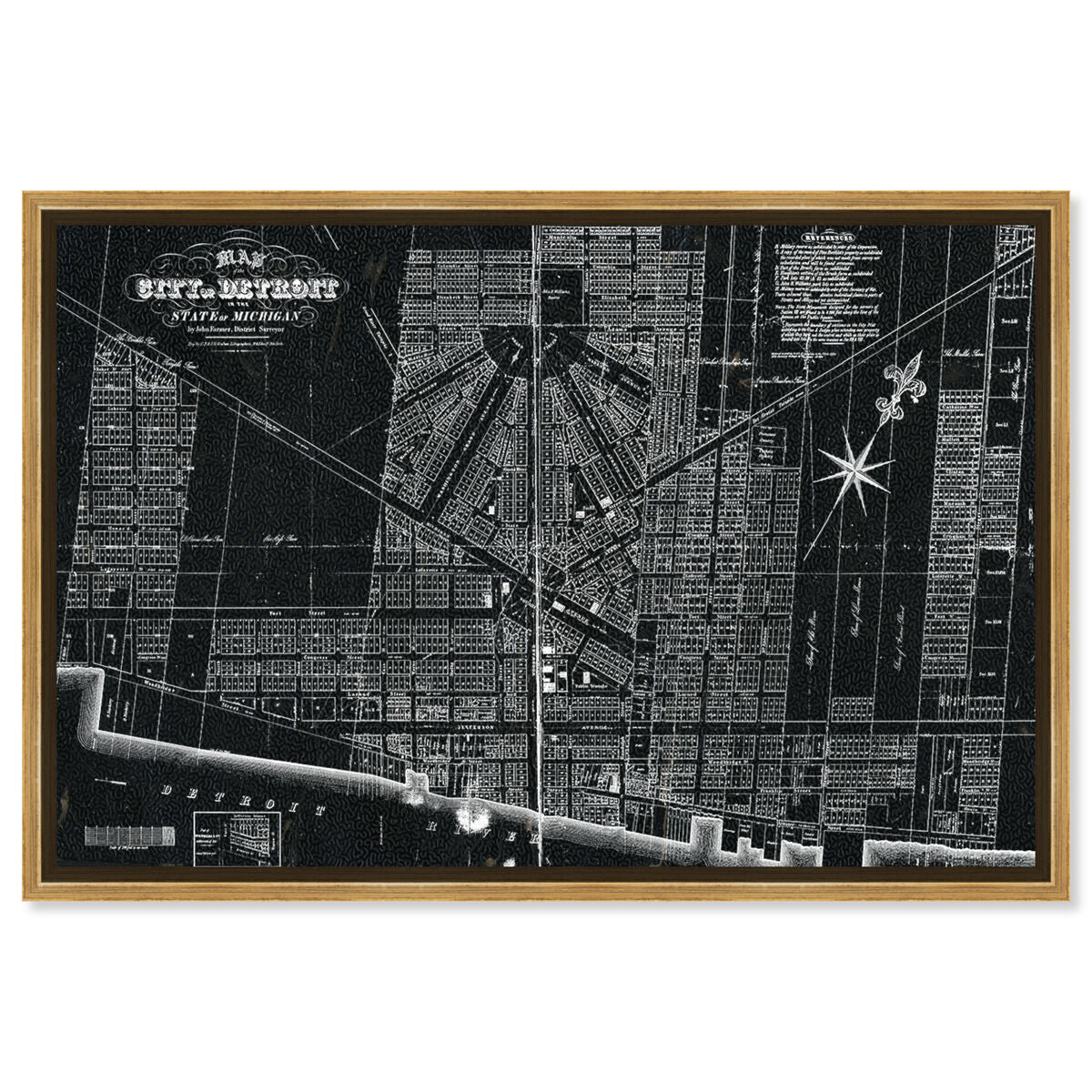 Detroit Map 1835