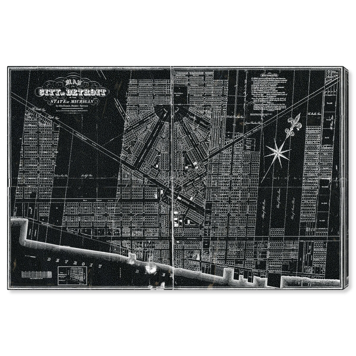 Detroit Map 1835