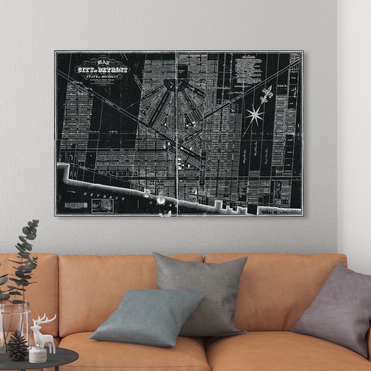 Detroit Map 1835