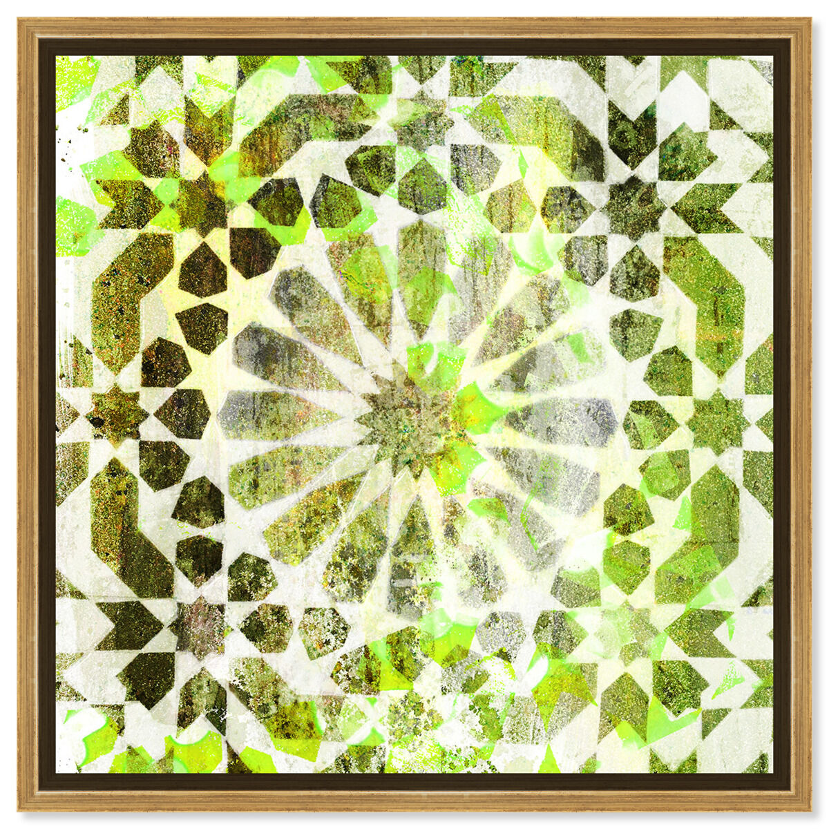 40x40/Framed Canvas/PSGLD