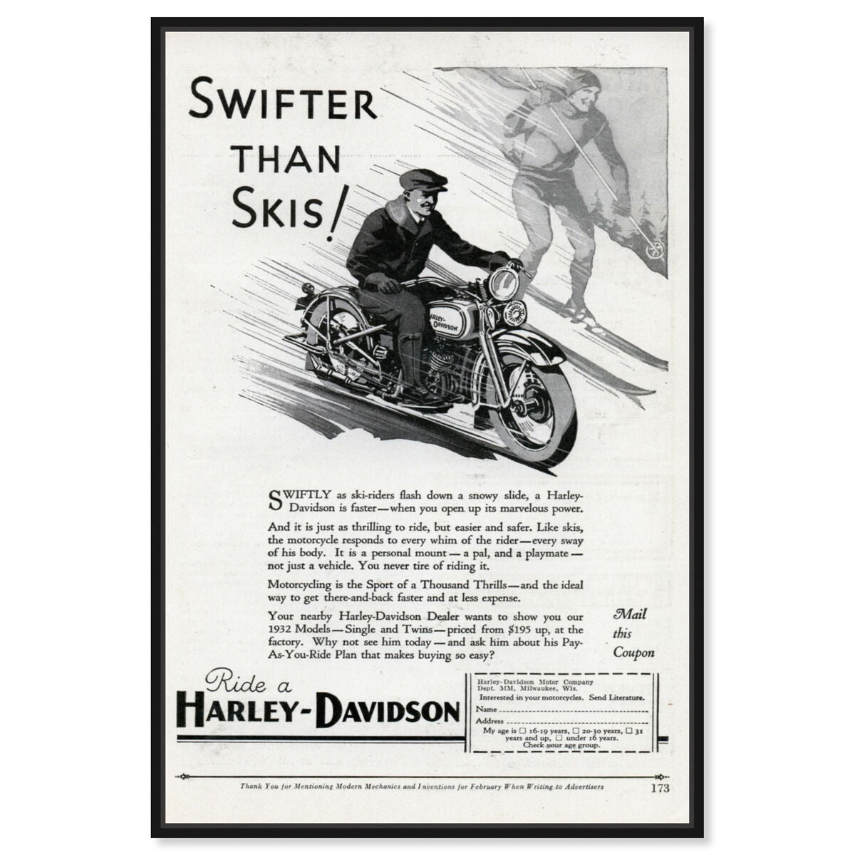 Swifter than Skiis