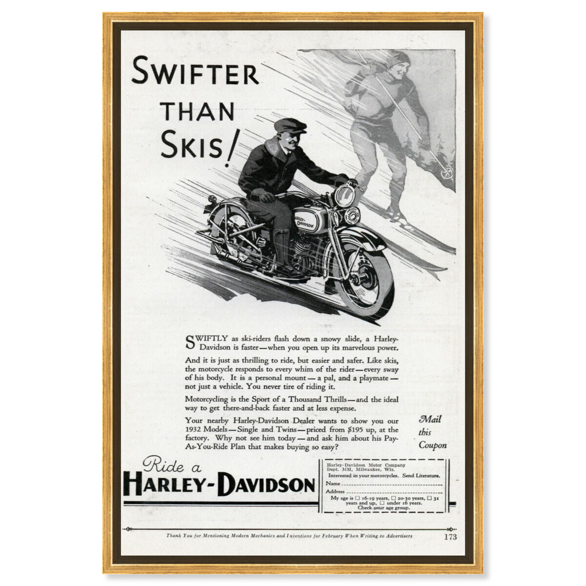 Swifter than Skiis