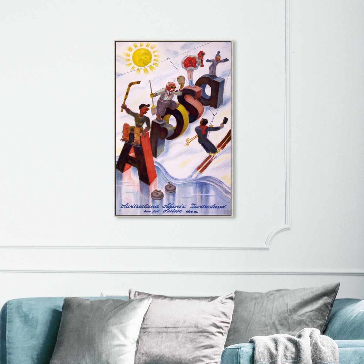 36x54/Framed Canvas/CFL