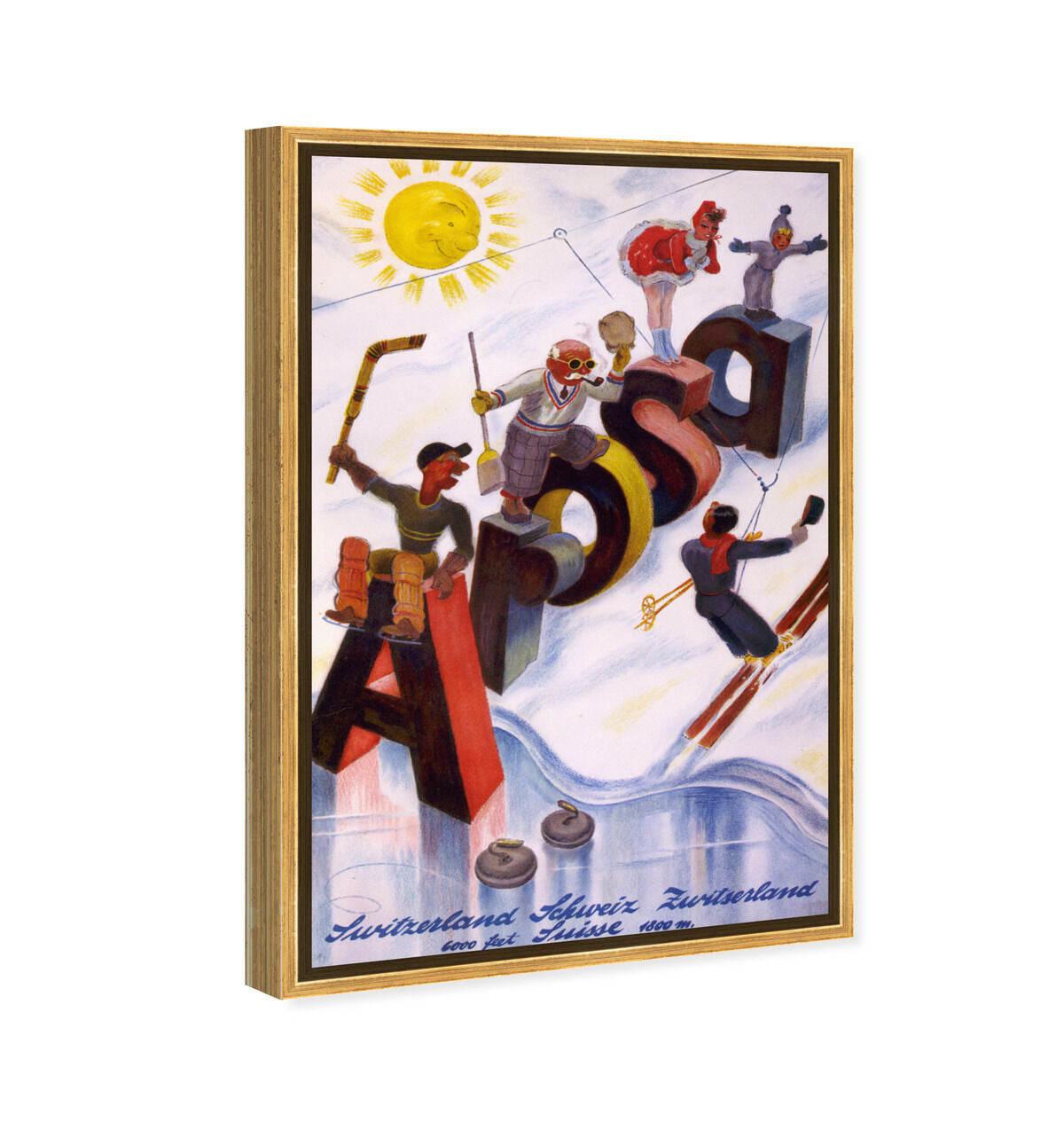 36x54/Framed Canvas/PSGLD