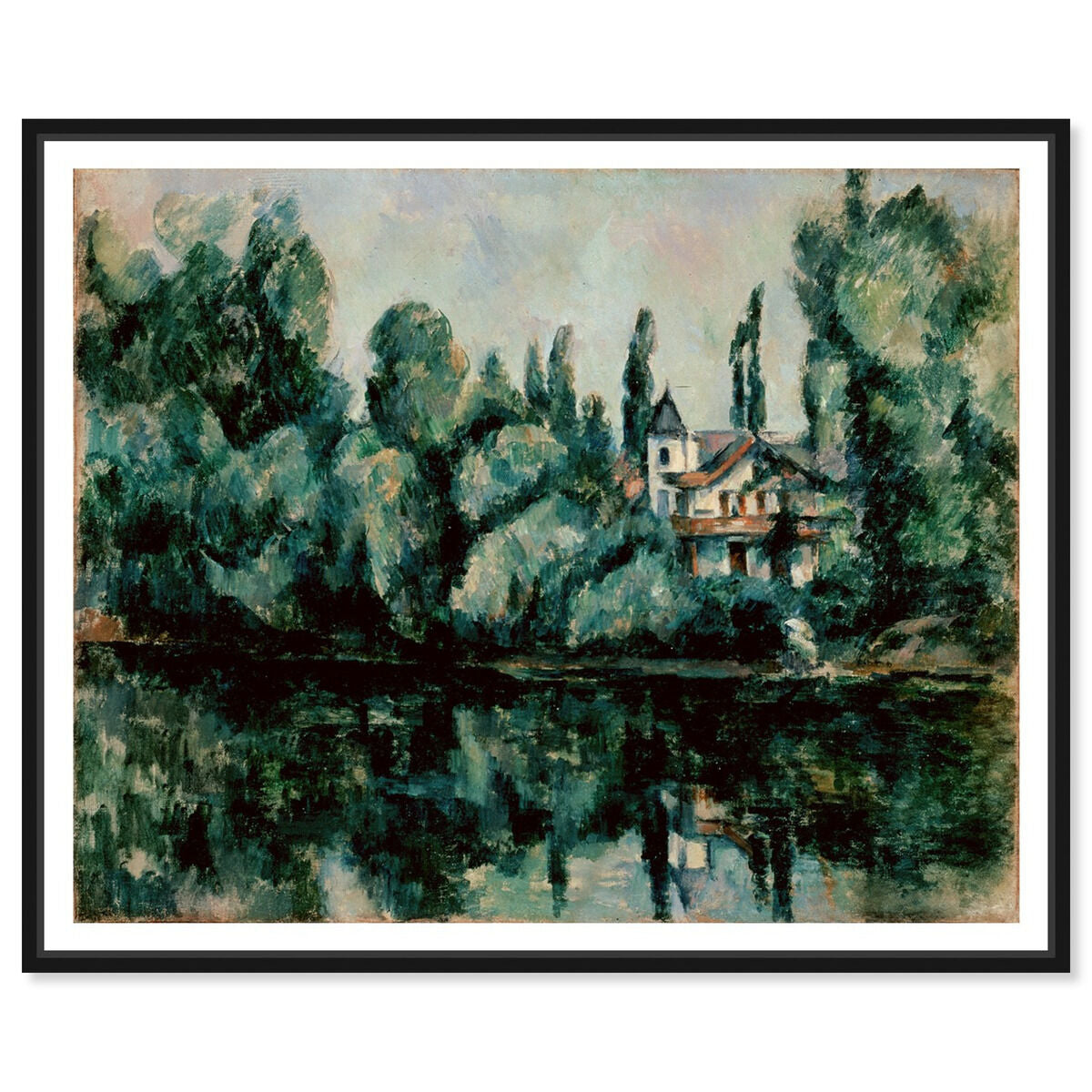 Paul Cezanne - Les Rives De La Marne