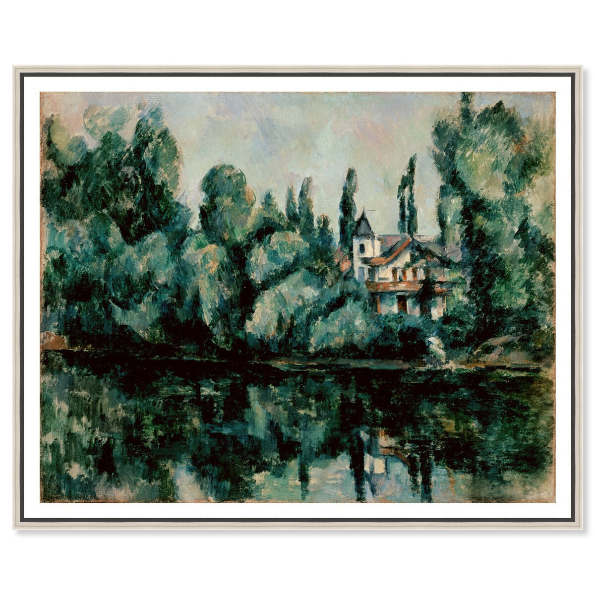 Paul Cezanne - Les Rives De La Marne