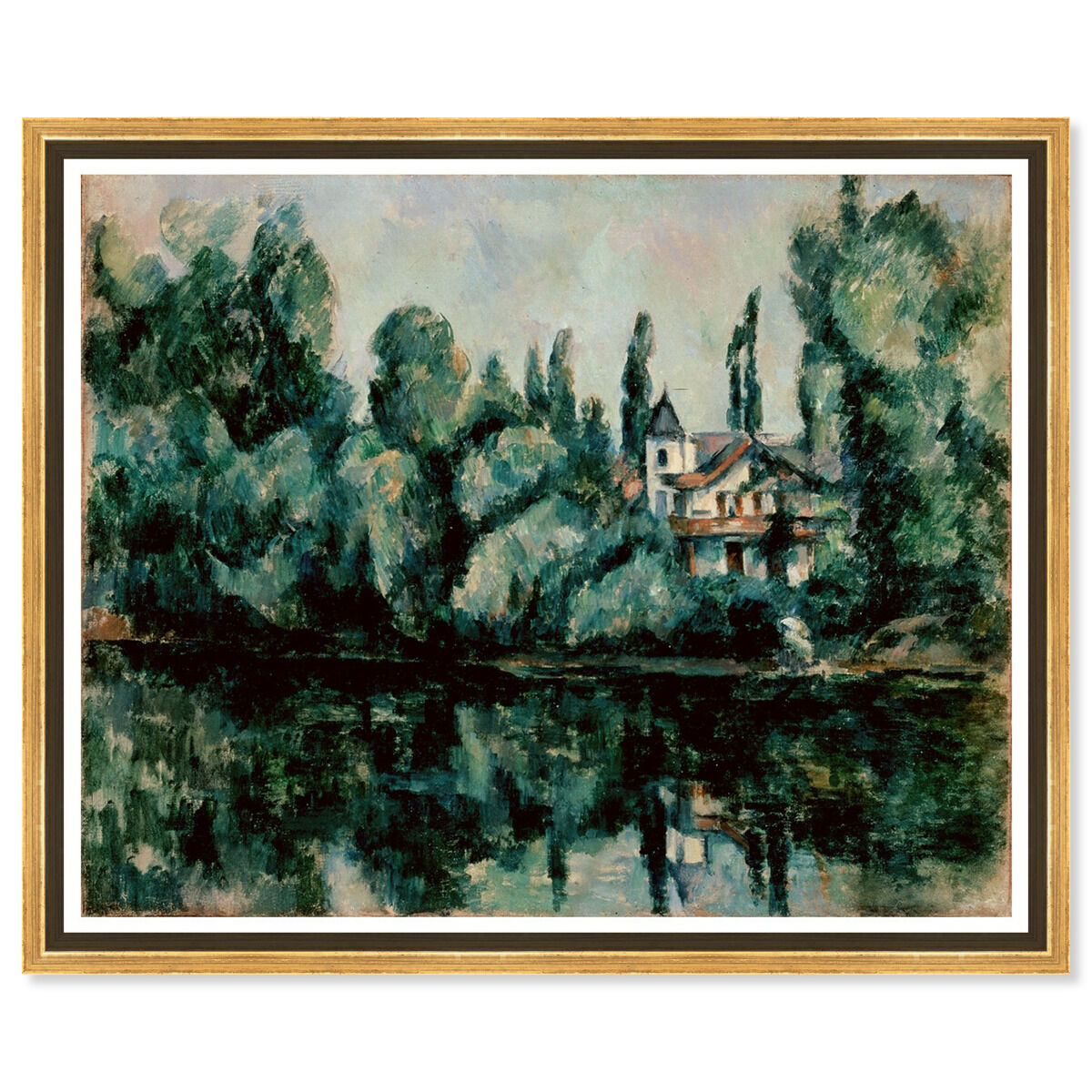 Paul Cezanne - Les Rives De La Marne
