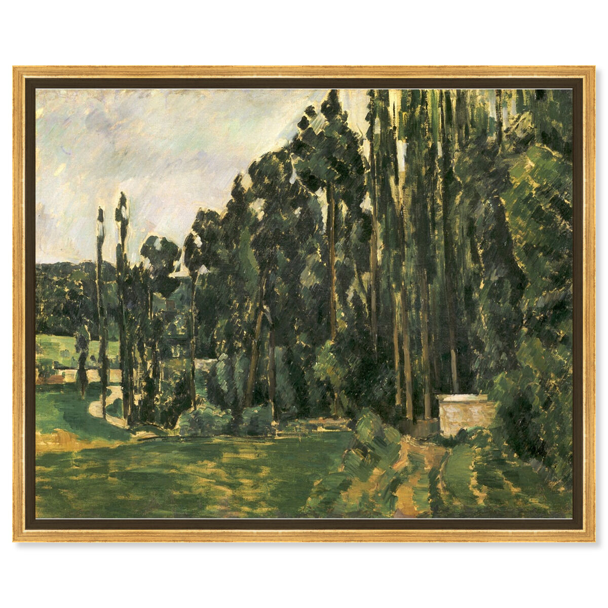 Paul Cezanne - Poplars