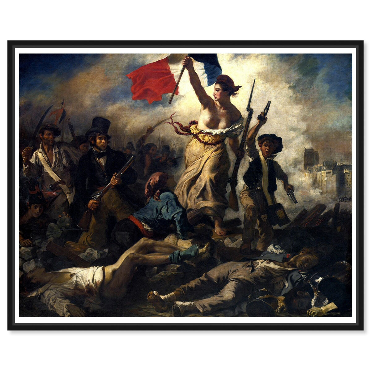Delacroix - La Liberte Guidant Le Peuple