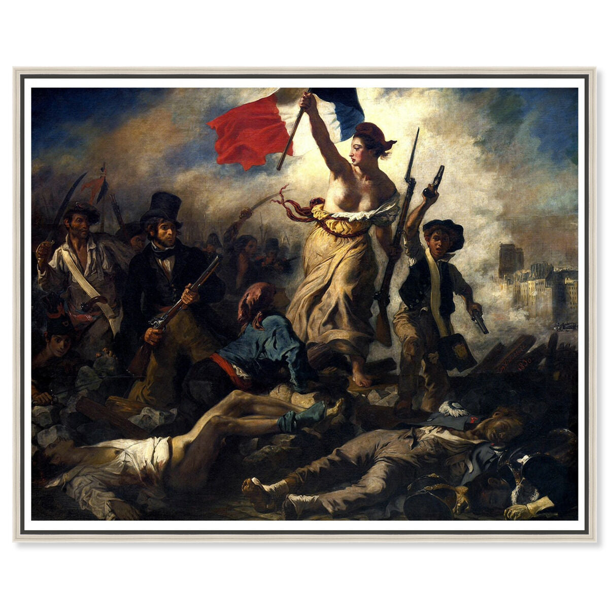 Delacroix - La Liberte Guidant Le Peuple