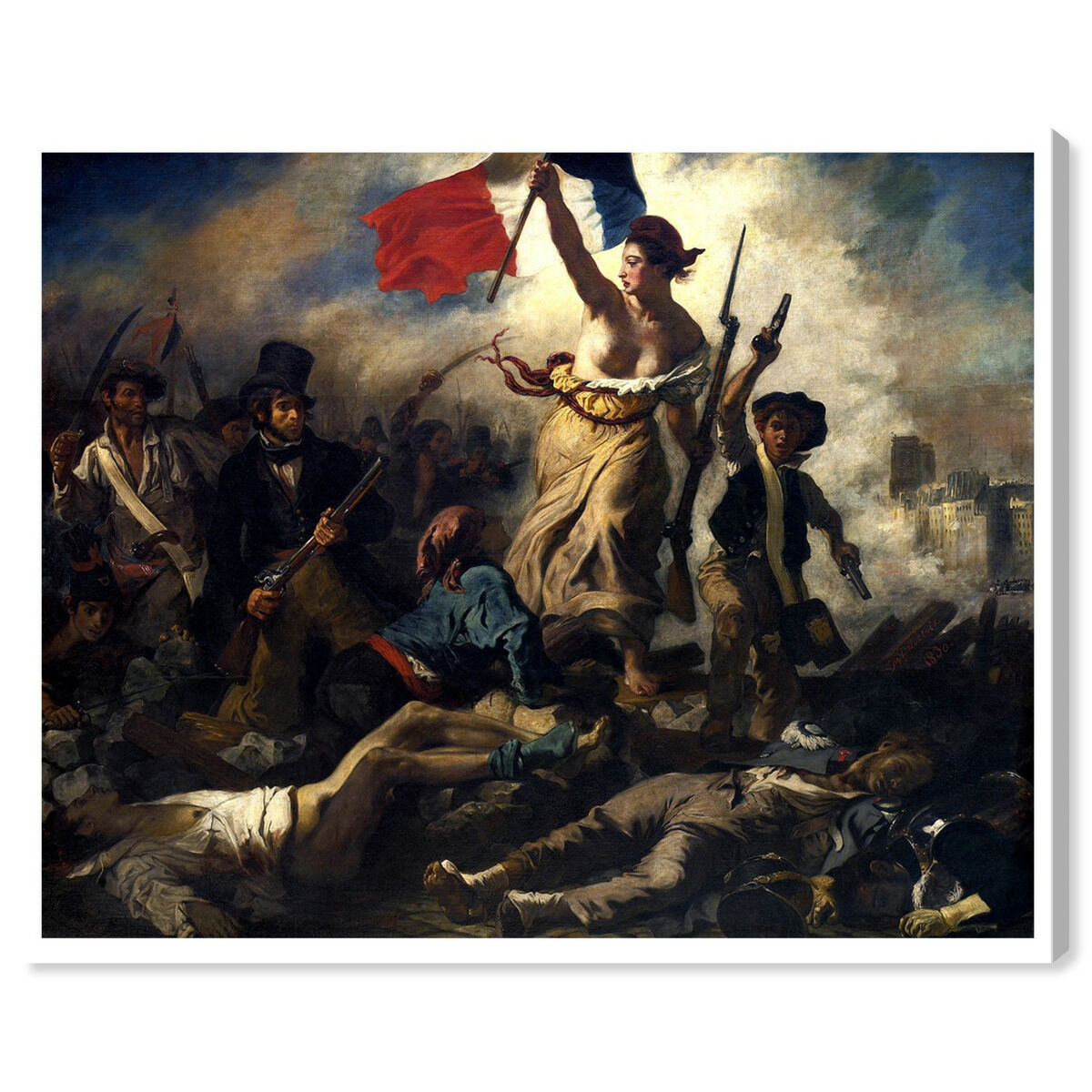Delacroix - La Liberte Guidant Le Peuple