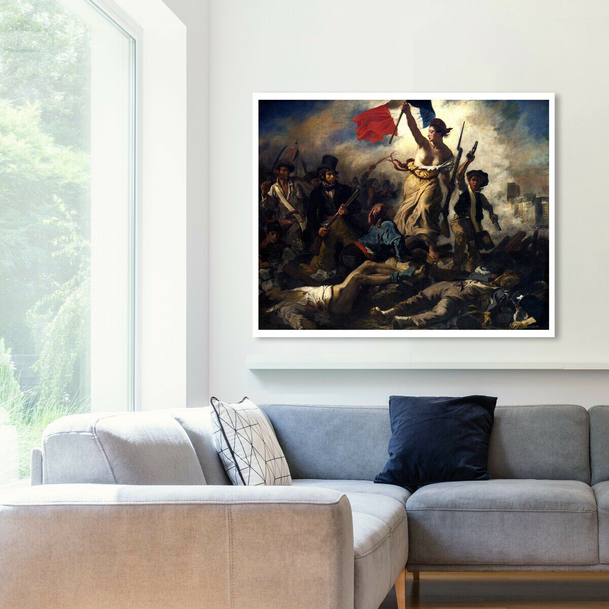 Delacroix - La Liberte Guidant Le Peuple