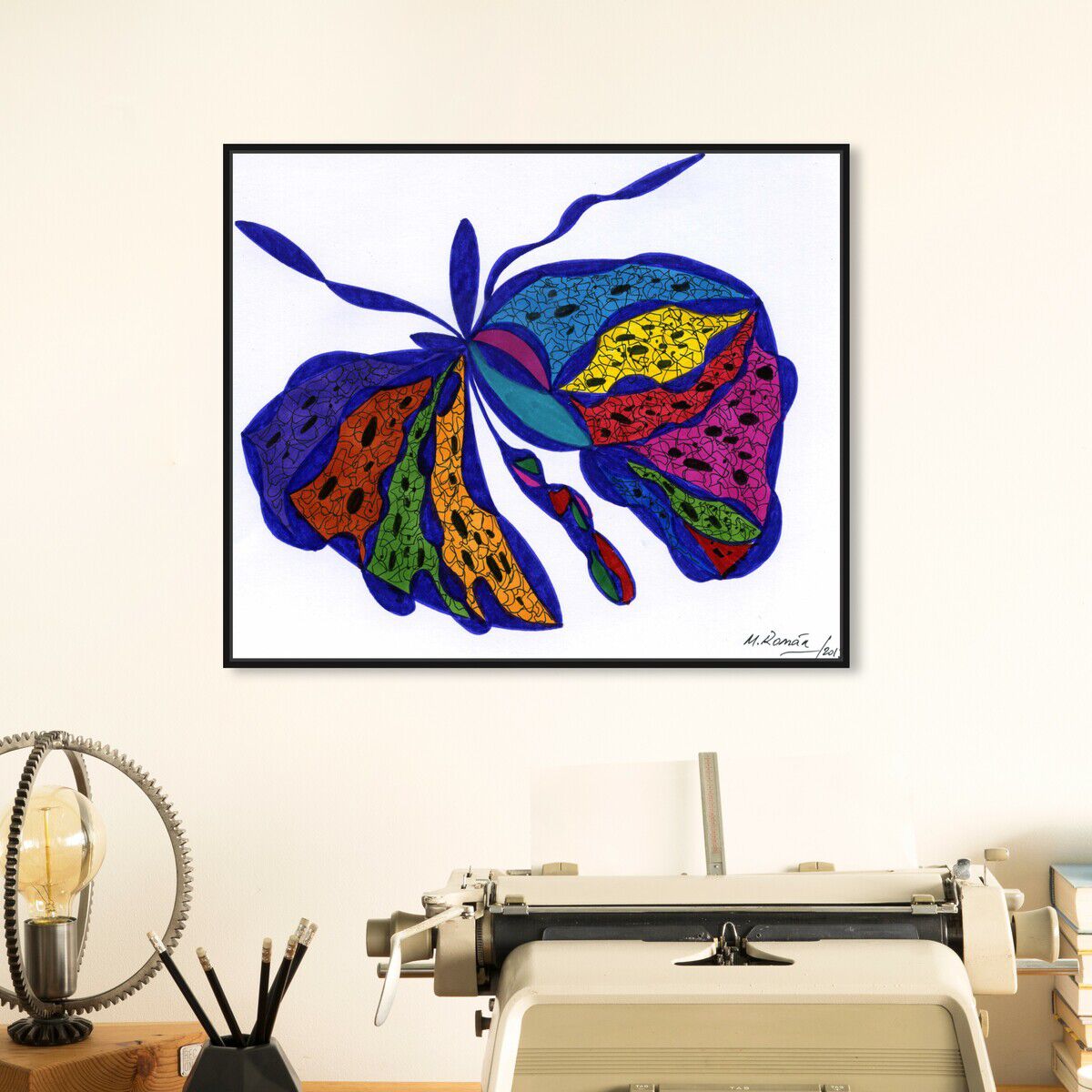45x36/Framed Canvas/BFL