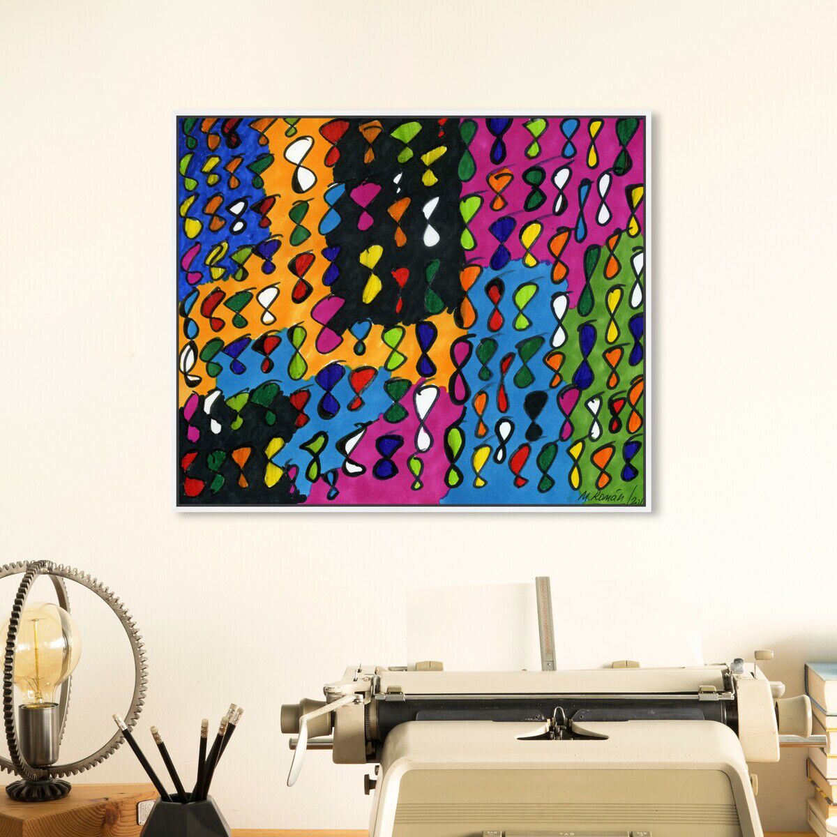 45x36/Framed Canvas/WFL