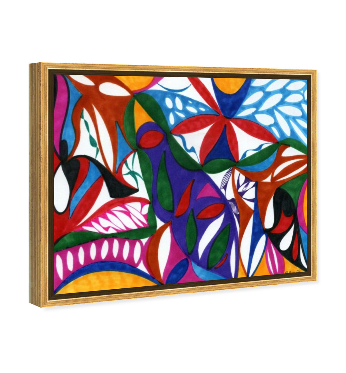 45x36/Framed Canvas/PSGLD
