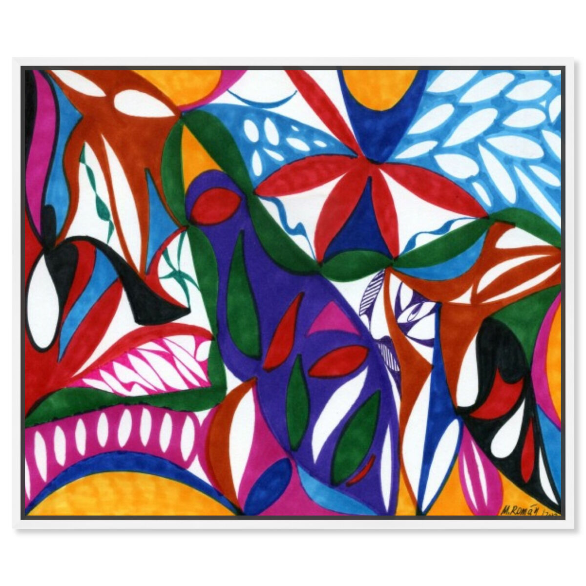 45x36/Framed Canvas/WFL