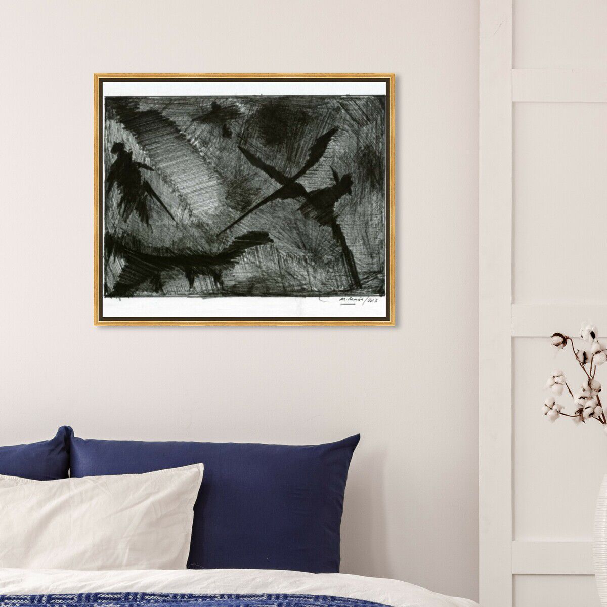 45x36/Framed Canvas/PSGLD