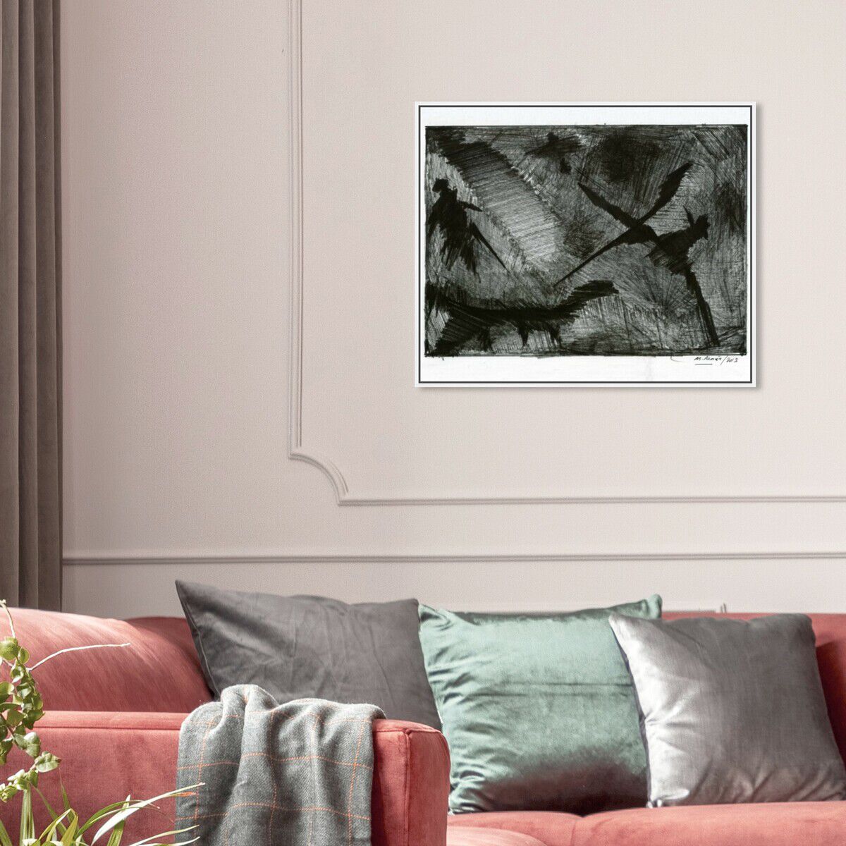 45x36/Framed Canvas/WFL