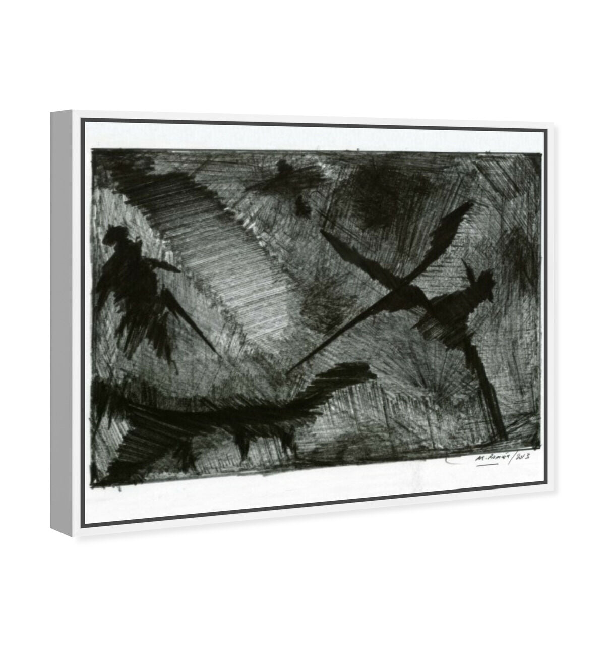 45x36/Framed Canvas/WFL