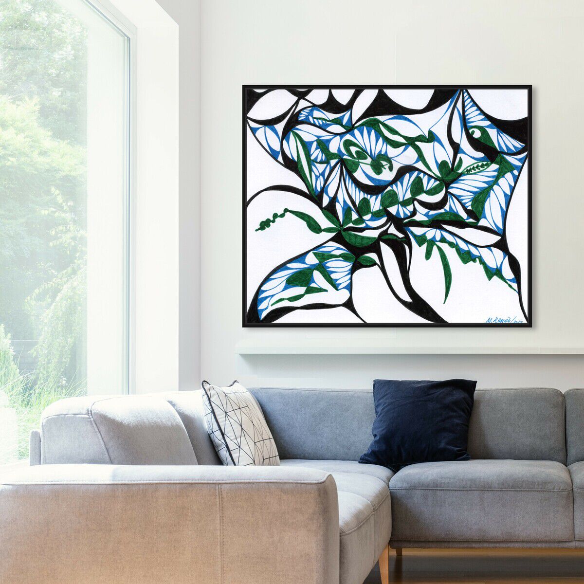 45x36/Framed Canvas/BFL