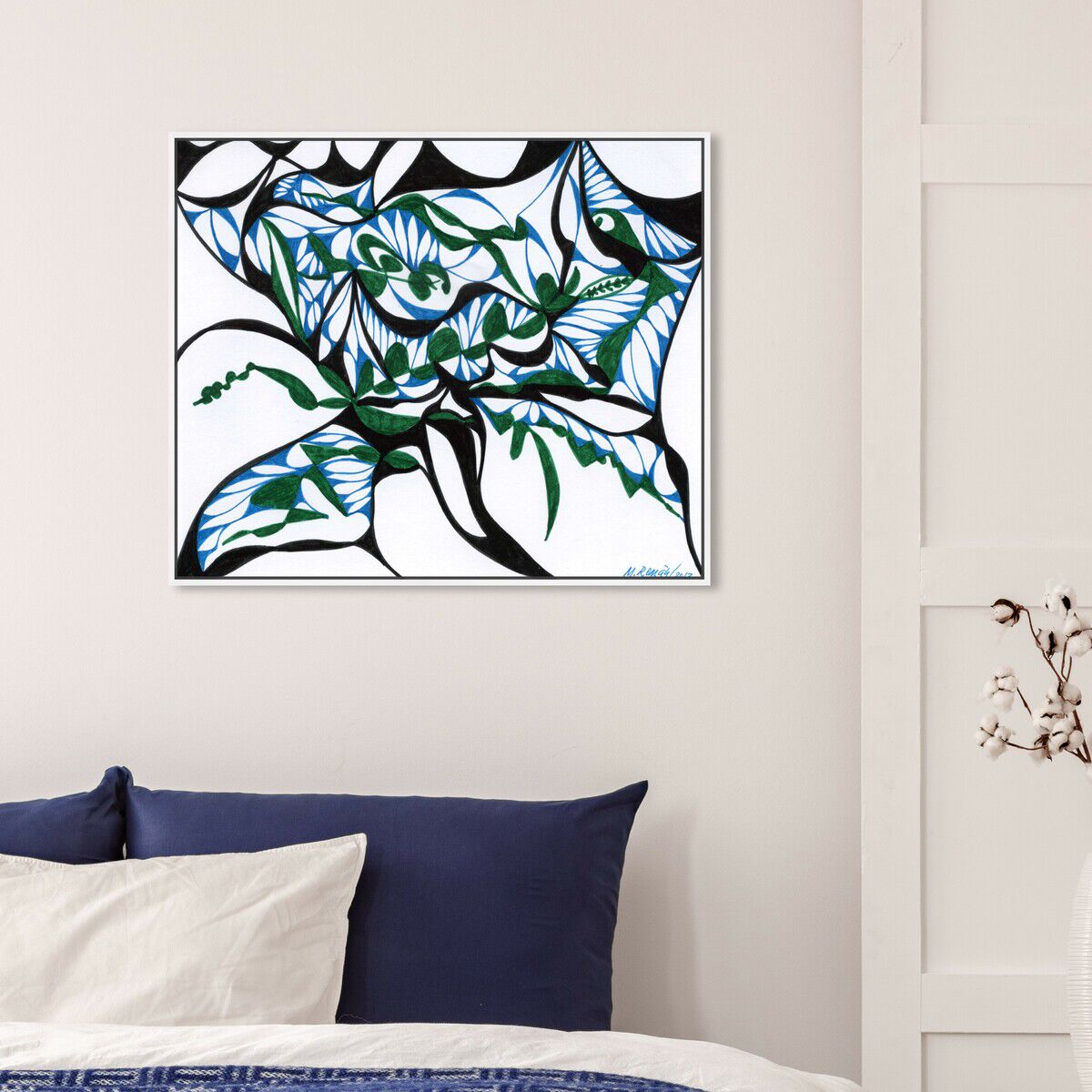 45x36/Framed Canvas/WFL